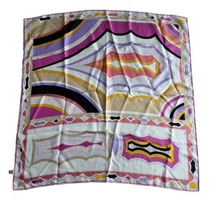 Authentic large Emilio pucci silk scarf